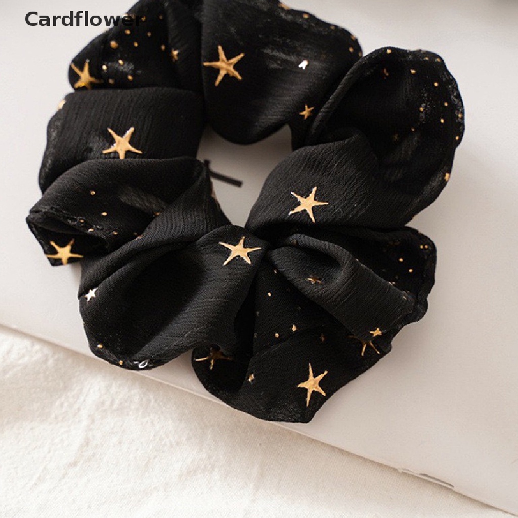 &lt; Cardflower &gt; Dây Buộc Tóc Cao Su Co Giãn In Họa Tiết Sáng Ngọt Ngào Cho Nữ Giảm Giá