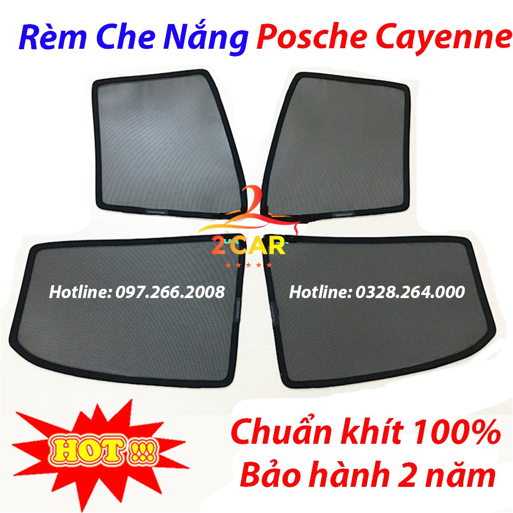 Rèm che nắng xe Posche Cayenne, Rèm loại 1 cao cấp