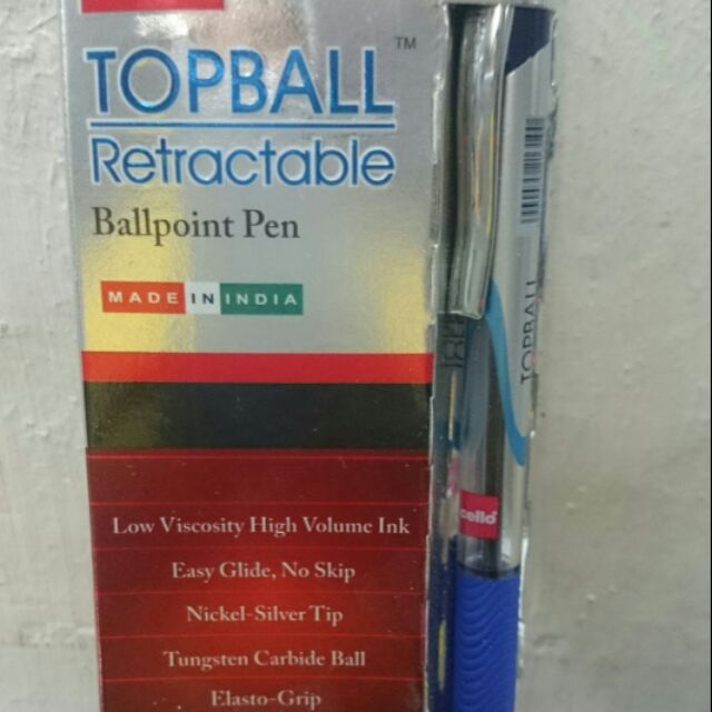 Bút bi bấm Cello Topball (hộp 12 bút)