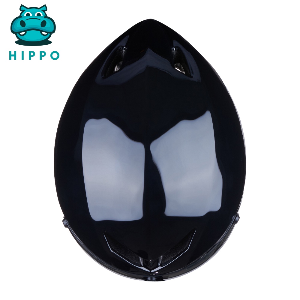 Mũ bảo hiểm xe đạp thể thao Poc Falcon siêu nhẹ chính hãng màu đen bóng - HIPPO HELMET