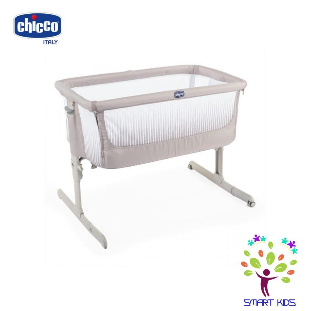 Cũi kề giường đa năng Chicco Next2Me air màu be