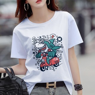 Áo thun in hình Cá Mập Lái Vespa B23