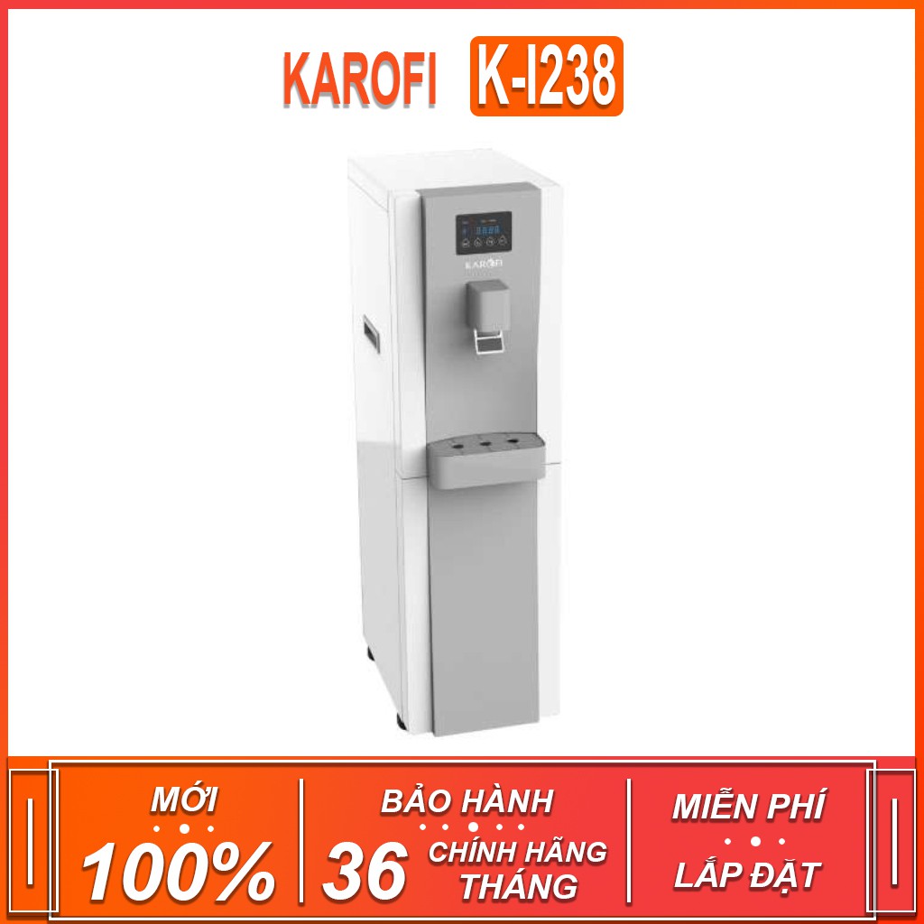 Máy lọc nước tinh khiết  KAROFI K-I238 , công suất lọc 20L/H ( Xuất sứ Việt Nam - Bảo hành 36 tháng )