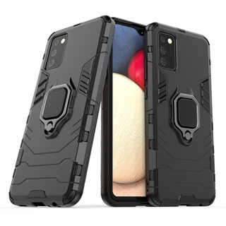 Ốp điện thoại Armor Kèm Nhẫn Móc Ngón Tay Cho Samsung Galaxy A02S