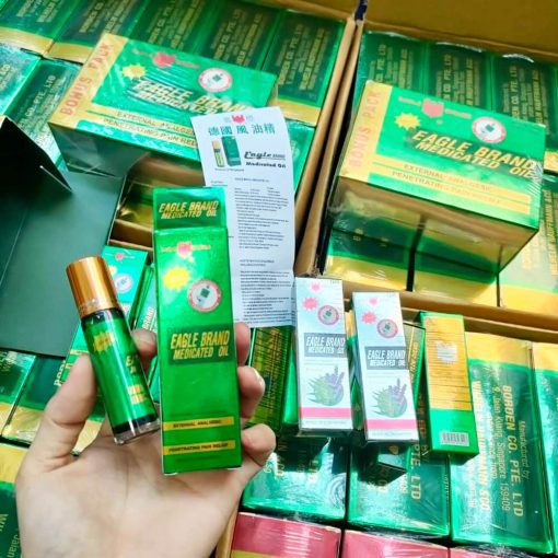 Dầu gió con ó xanh/trắng/ vàng Eagle Brand dạng lăn 12ml