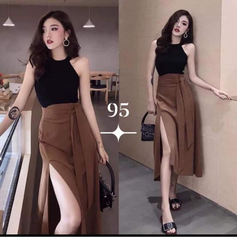 Chân váy xẻ xinh