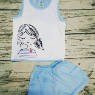 Đồ bộ bé gái size 1_4