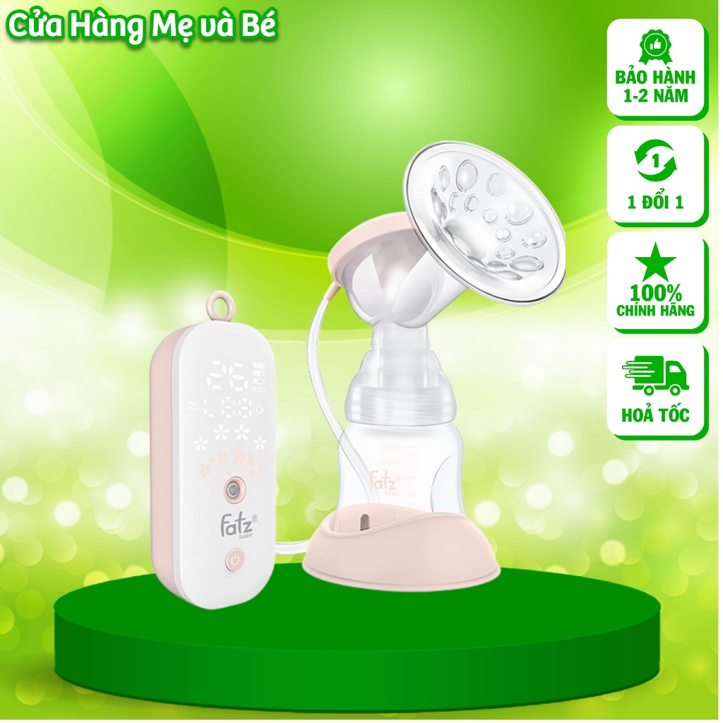Máy hút sữa điện đơn fatz baby melody, máy vắt sữa fatz melody: 5 cấp độ massage và 9 cấp độ hút sữa