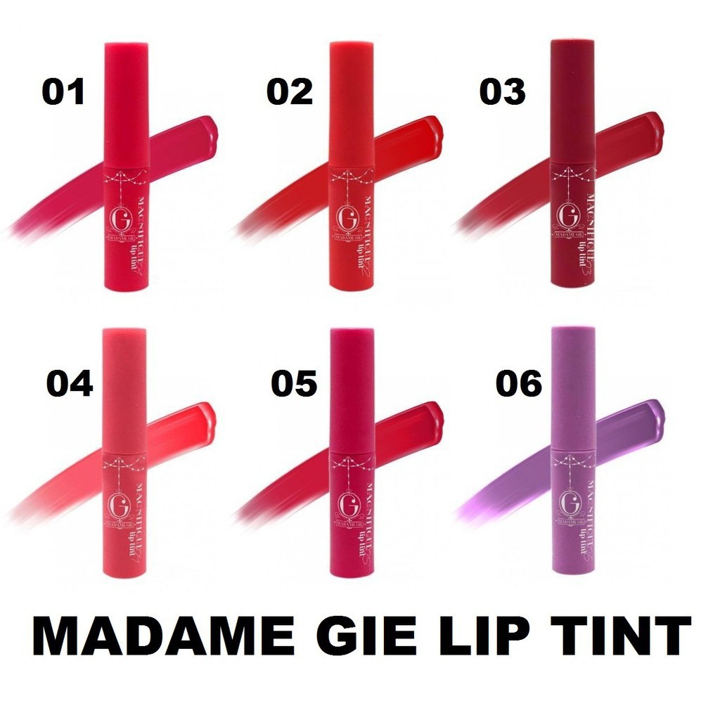 (hàng Mới Về) Son Tint Madame Gie Magnifique Trang Điểm Chuyên Nghiệp