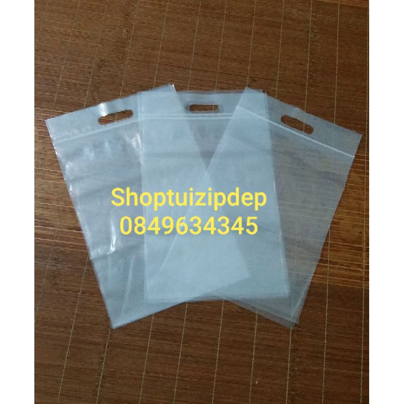 100g túi zip có tay cầm (túi zip hột xoài)