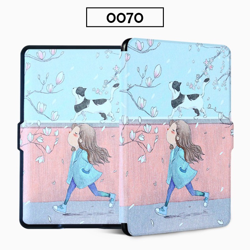 Bao Da Máy Đọc Sách Kindle Paperwhite 5 Mẫu Trơn In Hình - Phụ Kiện XaHa