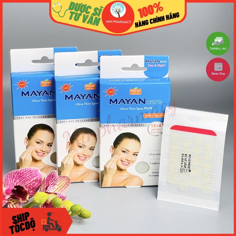 MIẾNG DÁN MỤN MAYAN CARE Ultra Thin Spot 20 miếng - Minpharmacy