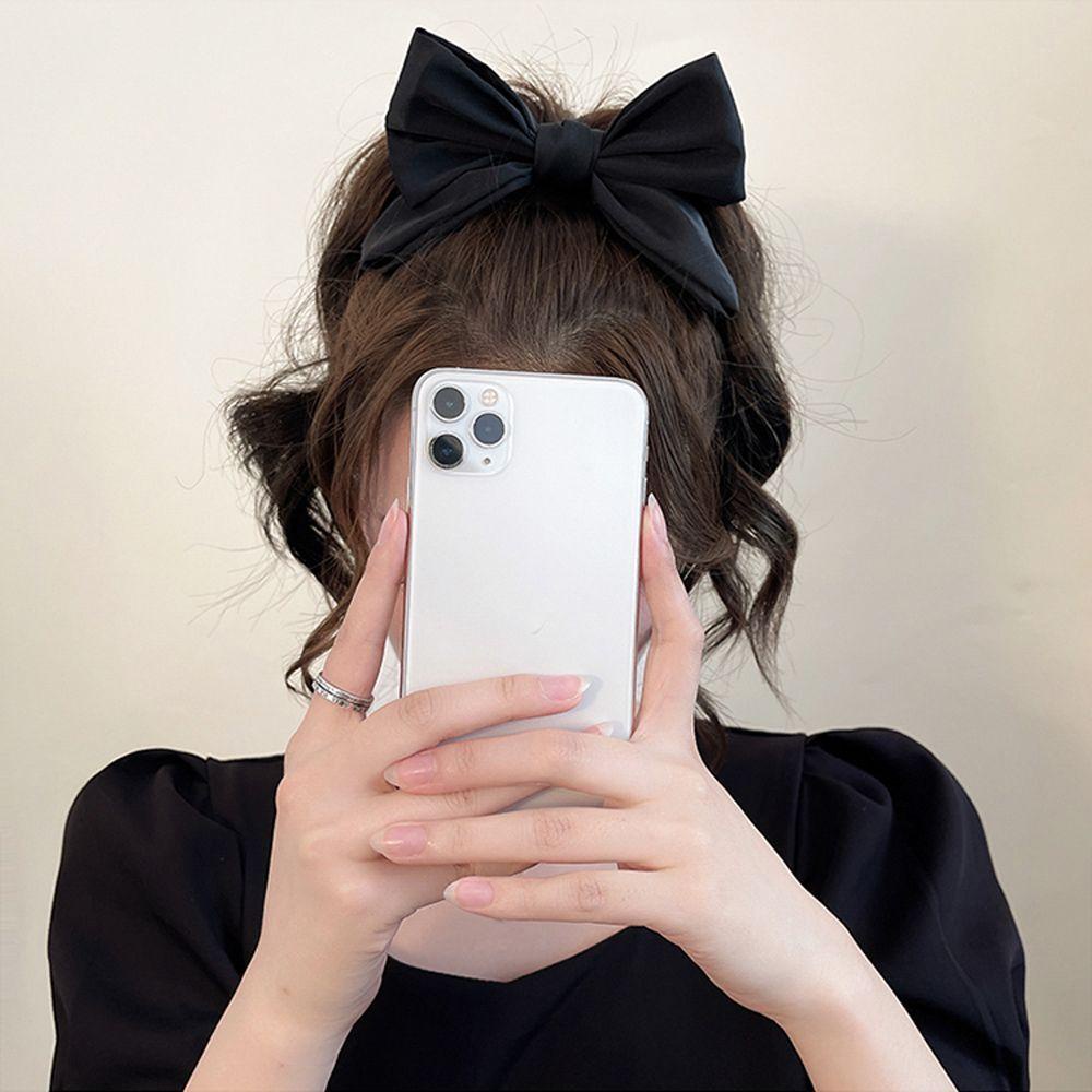 Kẹp Tóc Hình Nơ Cỡ Lớn Thời Trang Mùa Hè Pháp Cổ Điển Dành Cho Bạn Nữ VANES1