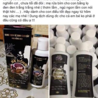 Dung dịch vệ sinh cao cấp hoa hồng đen