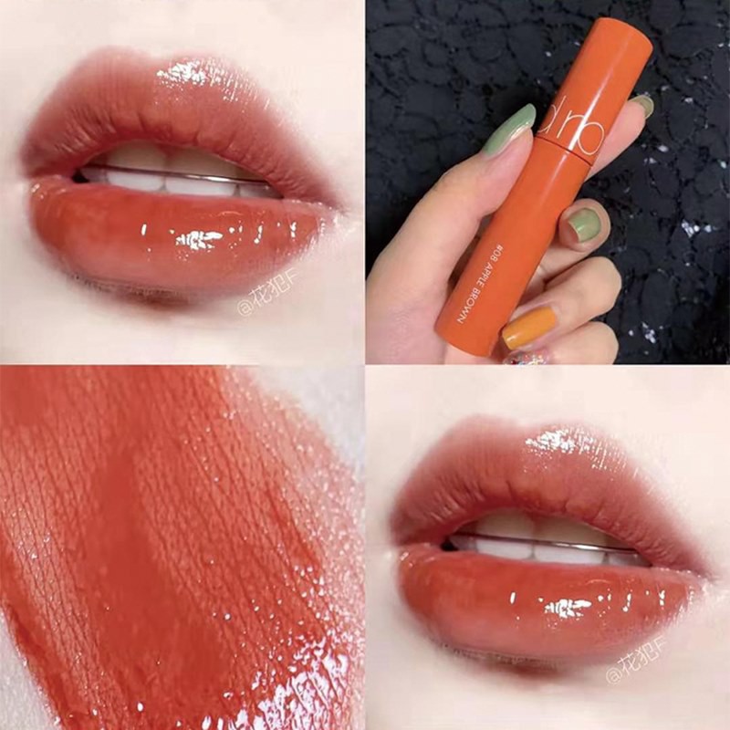 (AUTH, TEM HIDDEN TAG) SON ROMAND JUICY LASTING TINT Màu #08 Apple Brown Cam Đất