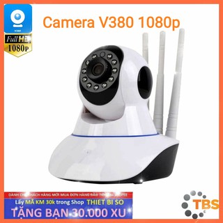 Camera ip v380 3 ăng ten, quá siêu nét