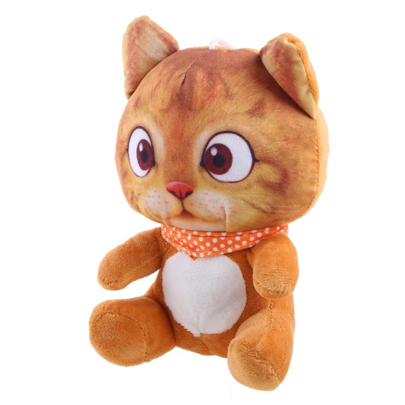 Gối Nhồi Bông Hình Mèo 3D Dễ Thương Cho Bé