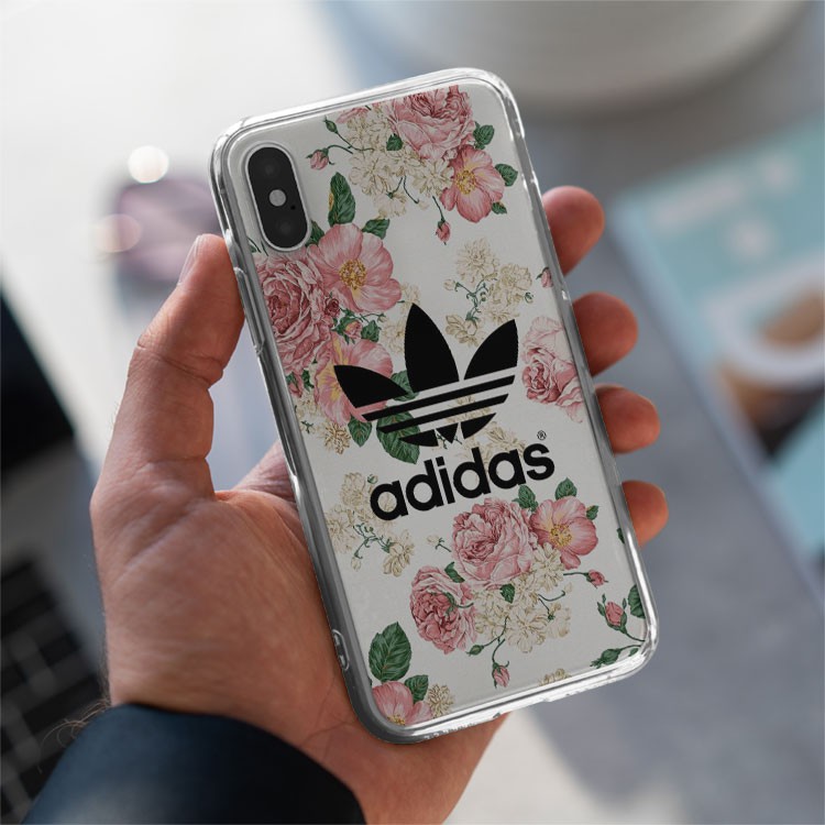 Ốp điện thoại đẳng cấp ốp IP adidas hình những bông hoa siêu đẹp dành cho Iphone 5 đến 12 promax BRD20210151