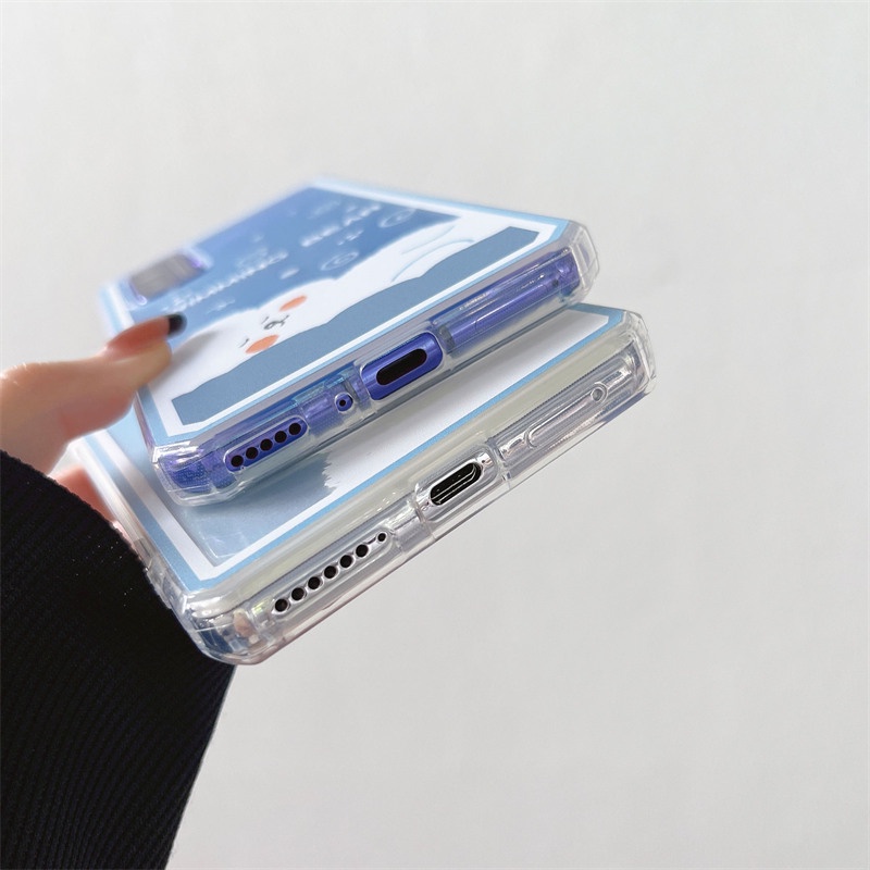 Ốp Điện Thoại Mềm In Hình Gấu Hoạt Hình Cho Samsung A52 A52s A03 A03s A32 A72 A51 A71 A12 M12 A20 A30 A50 A50s A30s A22 5G