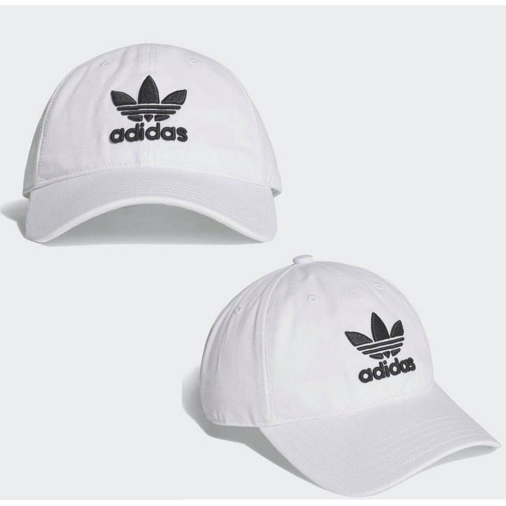 NÓN NAM HÀNG HIỆU ADIDAS - WHITE TREFOIL BASEBALL CAP - MINH GA