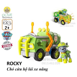 Bộ chó rời ROCKY + xe nâng phim Những chú chó cứu hộ - Paw Patrol