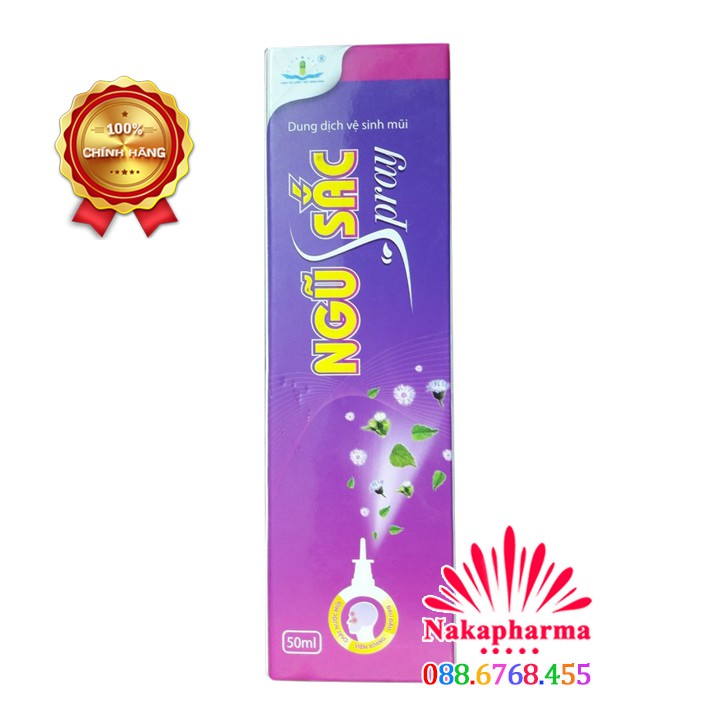 Xịt mũi Ngũ Sắc Pray Spray – Giúp kháng khuẩn, giảm viêm xoang, viêm mũi, hắt hơi chảy nước mũi