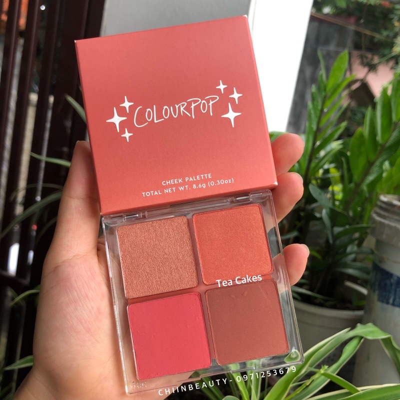 Có sẵn - Bảng phấn má hồng Colourpop Cheek Palette (Cookie cluster, Extra Glazed, Sugar Frosted, Tea Cakes)