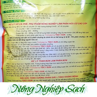 Chế phẩm Sinh học TRICHODERMA - Nấm Đối Kháng Gói 1Kg