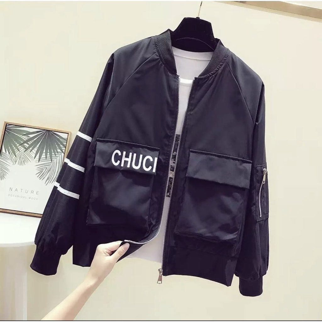 XẢ LỖ ÁO KHOÁC DÙ NỮ HAI LỚP PHONG CÁCH BOMBER CỰC HOT SIÊU ĐẸP