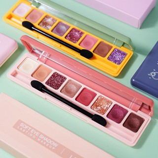 Bảng phấn mắt nhũ 8 ô màu lameila novo dikalu lasting make up