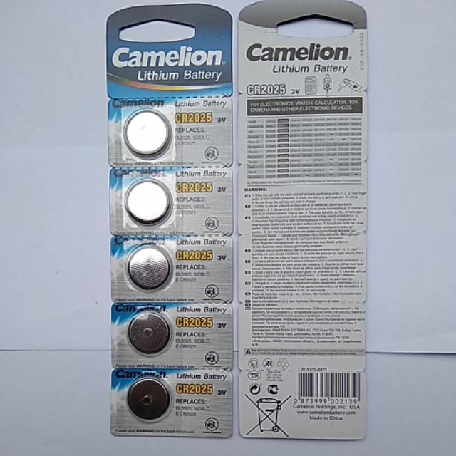 Pin camelion CR2025 hay còn gọi là pin CMOS
