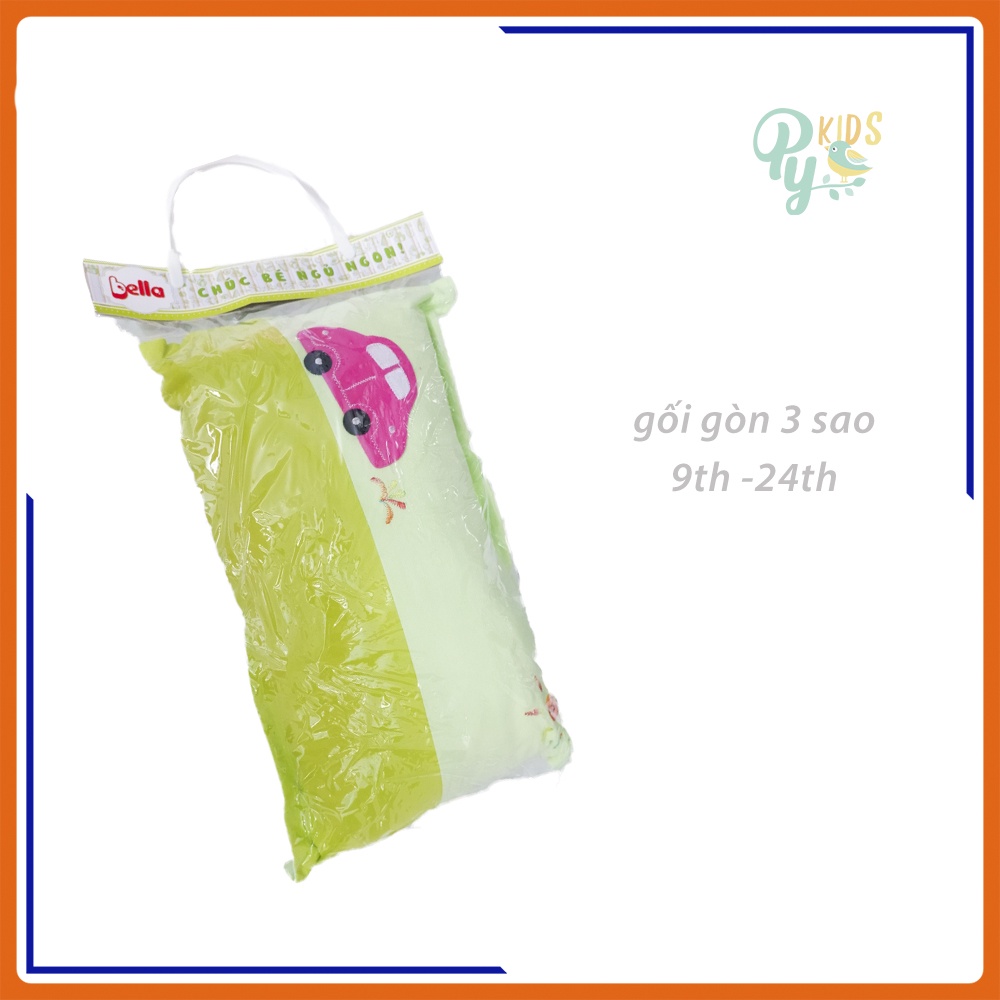 Gối gòn cao cấp Bella hình thêu đắp cho bé từ 9 tháng - 7 tuổi