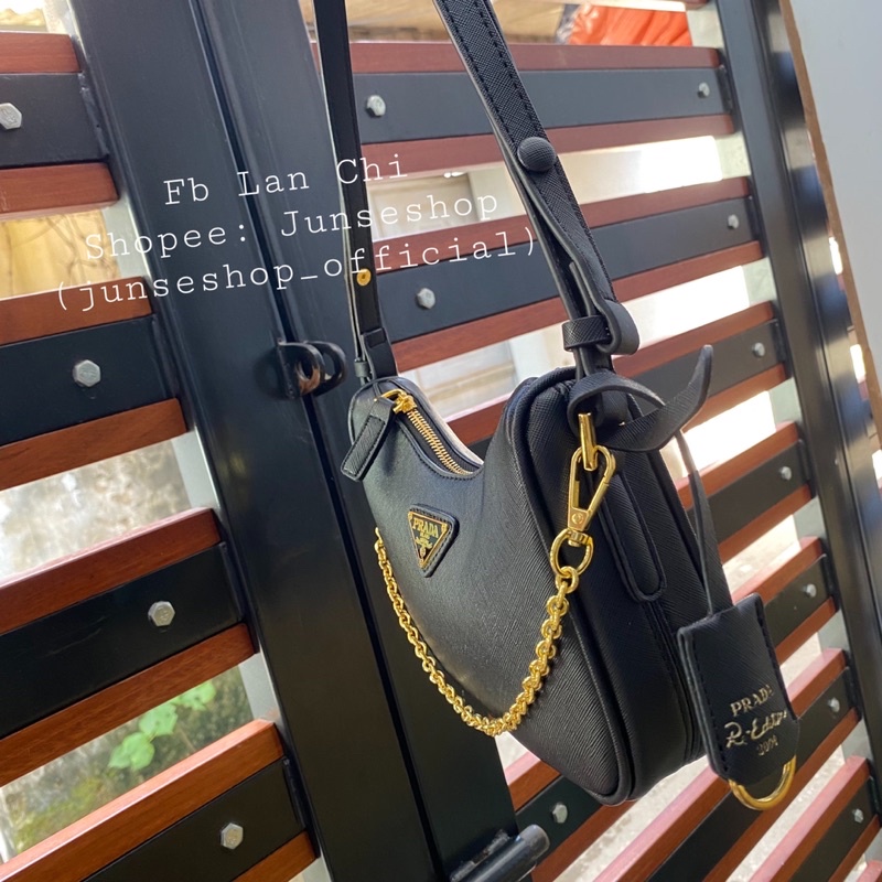 Túi đeo chéo chư P size 20cm da xước full hộp