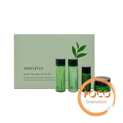 Bộ kit Innisfree trà xanh 4 món Balancing Special Kit Ex