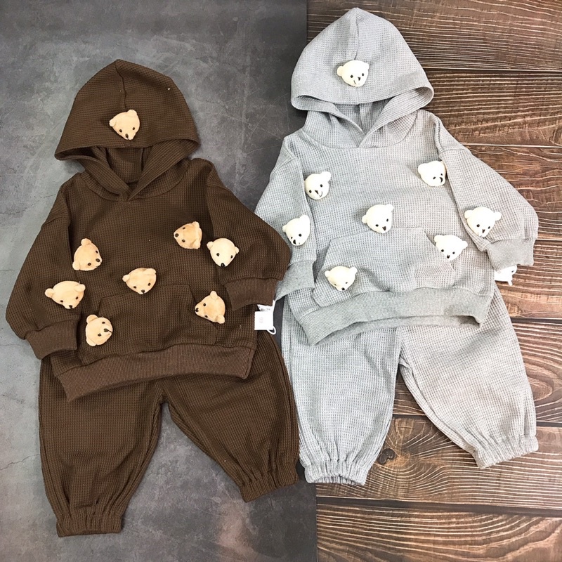 Bộ len Gấu cho bé