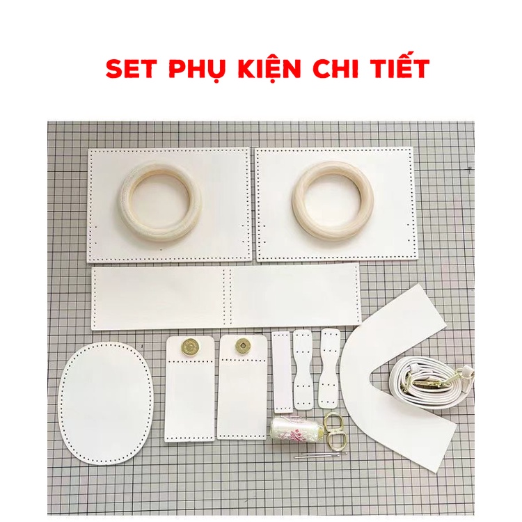 Túi Xách Handmade, Túi Nơ Da PU Quai Xách Tròn ❤️ Quà Tặng Sinh Nhật Bạn Gái Vô Cùng Ý Nghĩa