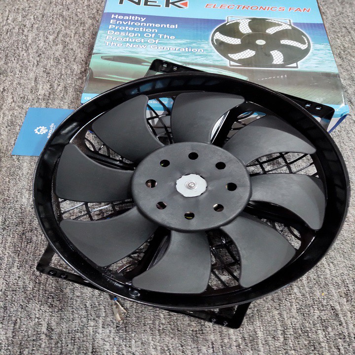 Quạt tản gió tản nhiệt dàn nóng xe ô tô khung bằng sắt