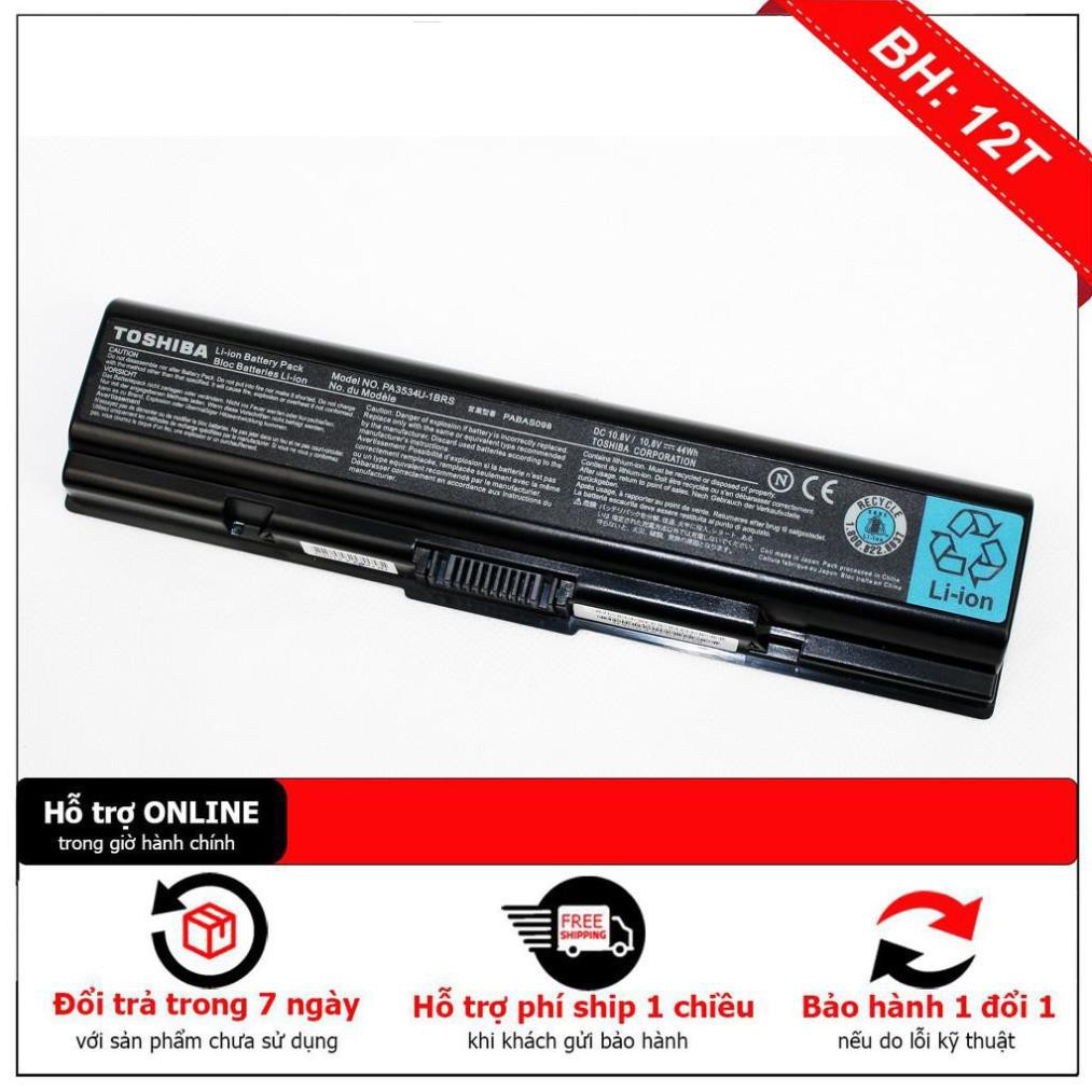 Pin Laptop TOSHIBA PA3534U  - 6 CELL- Satellite A200 A205 A210 A215 A300 A300D A305 A305D A350 A350D PA3535U