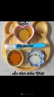 Chén ăn dặm lúa mạch nhiều hình