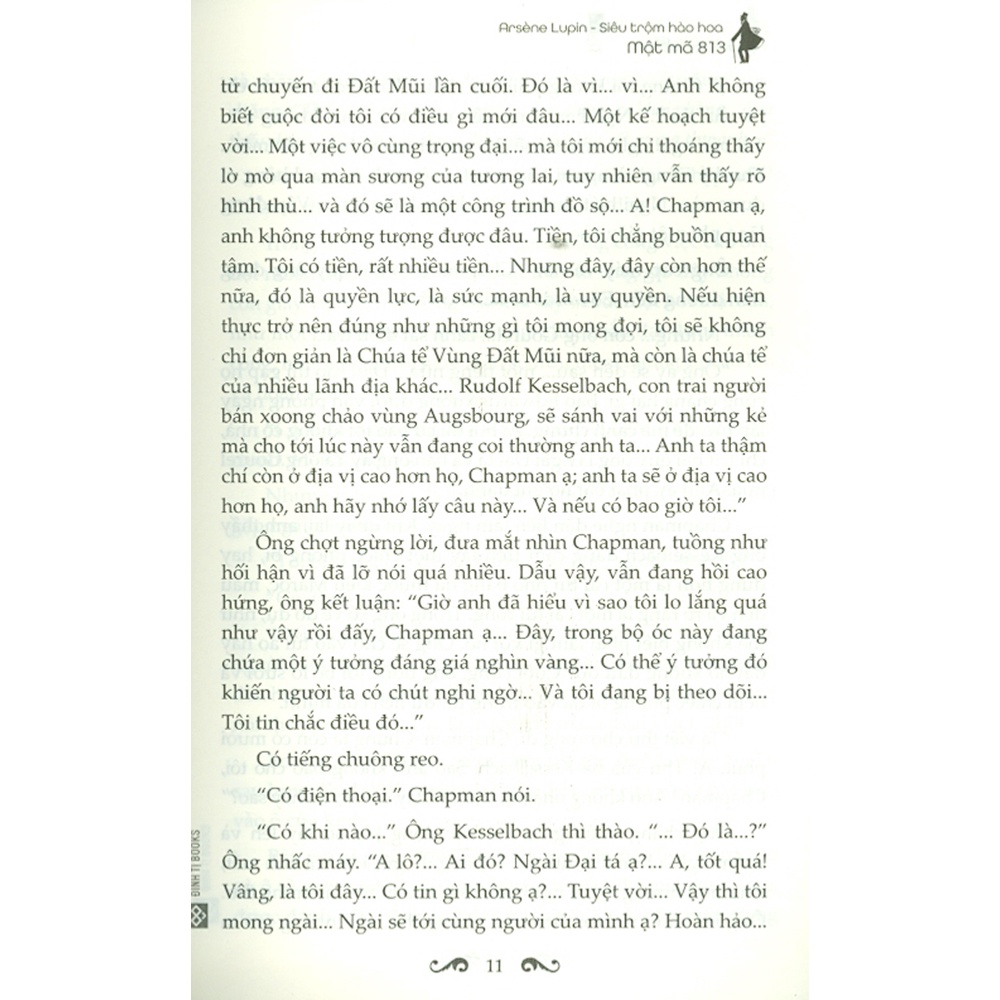 Sách - Arsène Lupin - Siêu Trộm Hào Hoa: Mật Mã 813