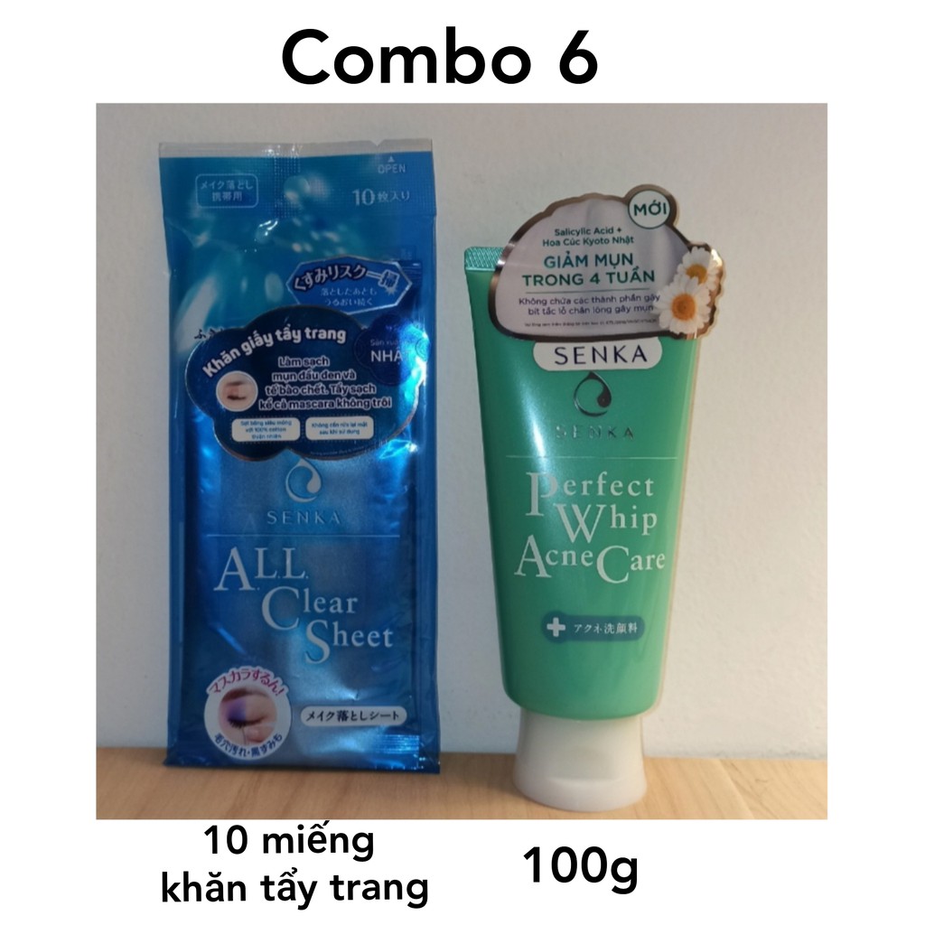 Combo sạch da trong 4 tuần Senka