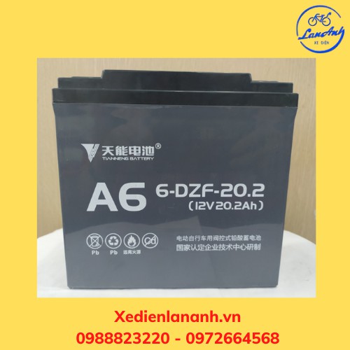 ẮC QUY XE ĐIỆN XMEN LOẠI 12V-20AH TIANNENG 6-DZF-20.2