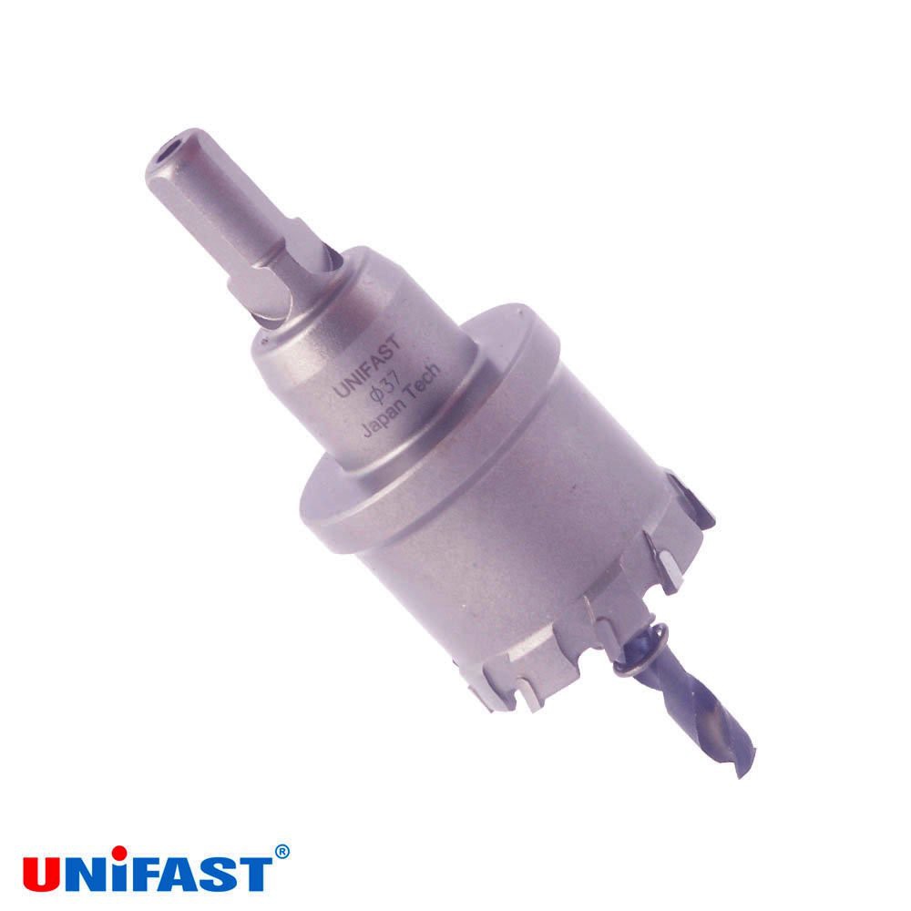 Mũi khoét sắt giá rẻ Unifast phi 37 MCT-37 khoan sâu 25 mm