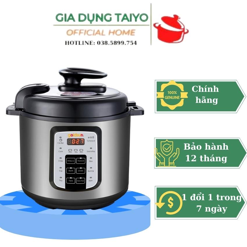 NỒI ÁP SUẤT ĐIỆN ĐA NĂNG GOLDSUN CD4701 -Đa Chức Năng - Bảo Hành 12 Tháng - Trả đổi trong 7 ngày