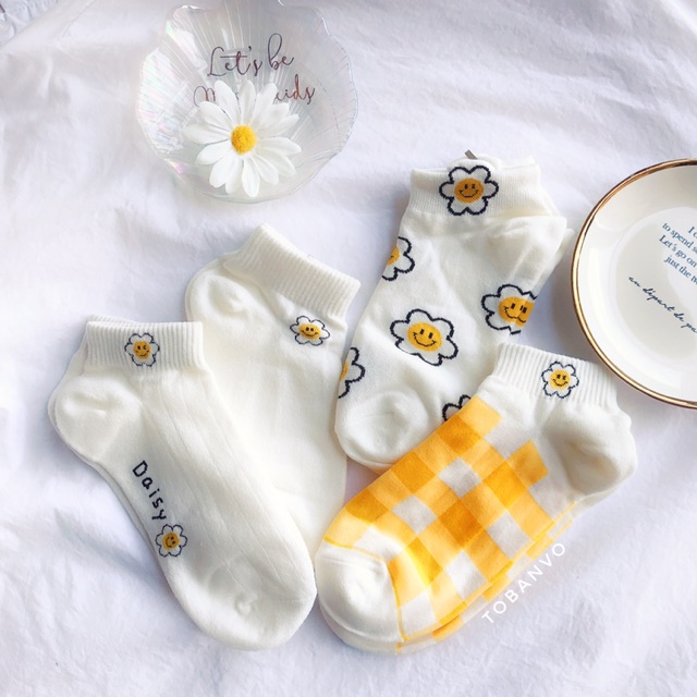 Vớ nữ Daisy HQ cổ thấp 🌼