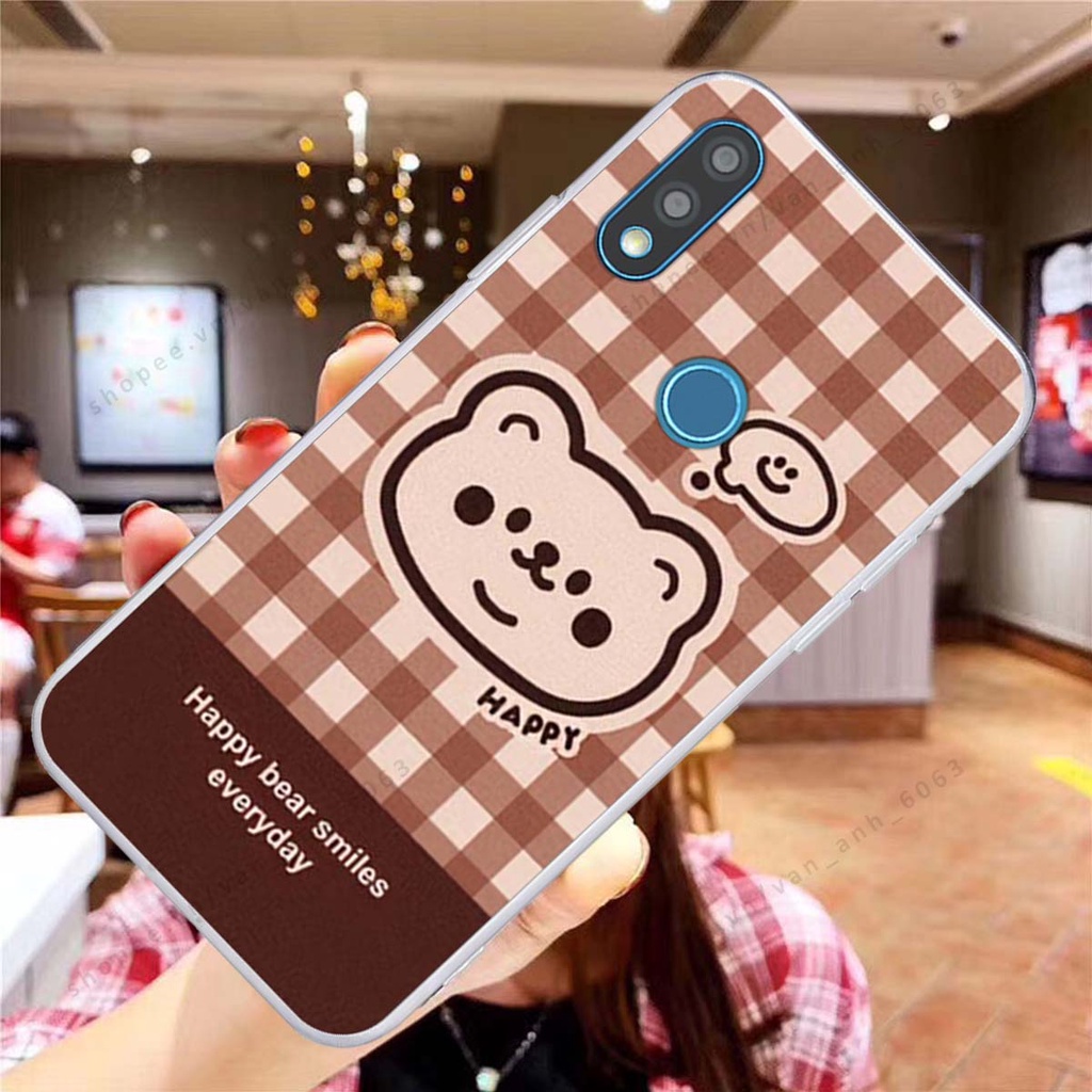 Ốp lưng Vsmart Joy 2 Plus / Joy2+ in hình hoa, gấu rich bear nghệ thuật, thời trang