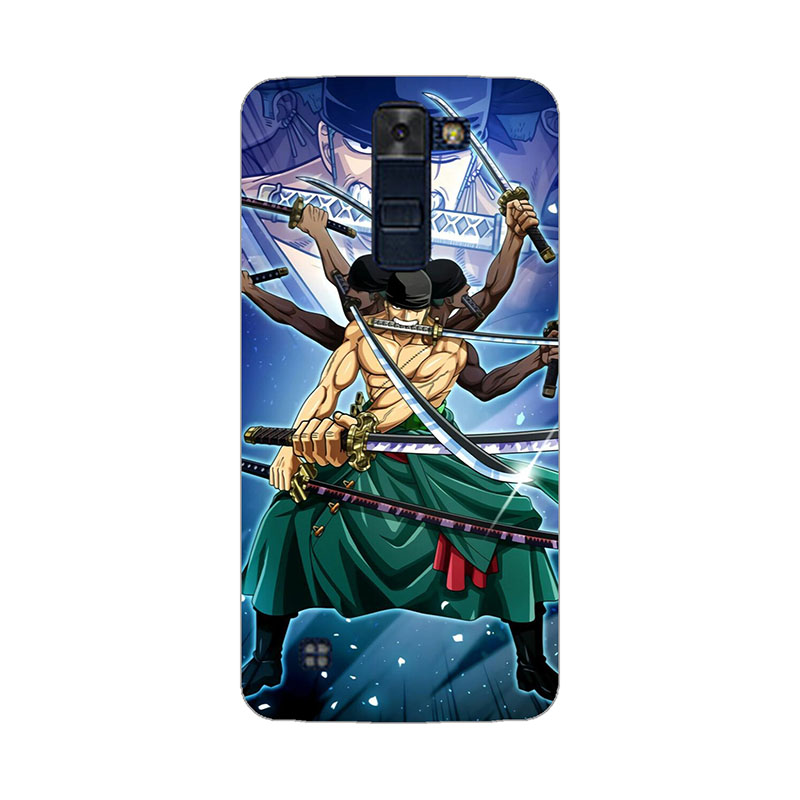 Fashion One Piece Cartoon Case For LG K10 Lte K 10 2016 K420N M2 K410 K430DS F670 Dual Cover Luffy Roronoa Zoro Soft Shell