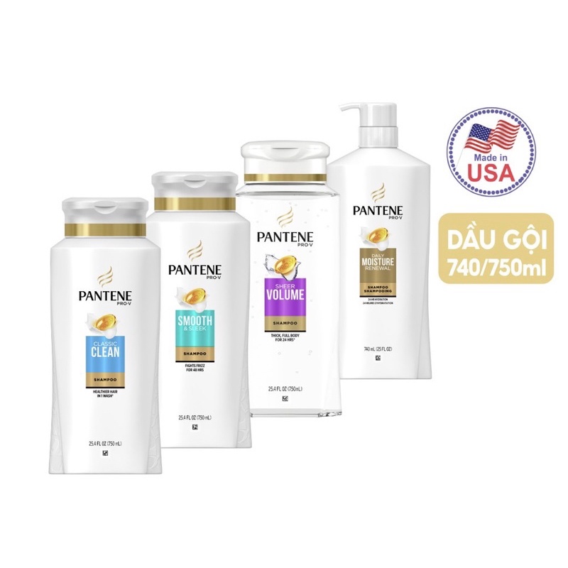 Dầu Gội Xả Pantene Mỹ 375ml & 355ml