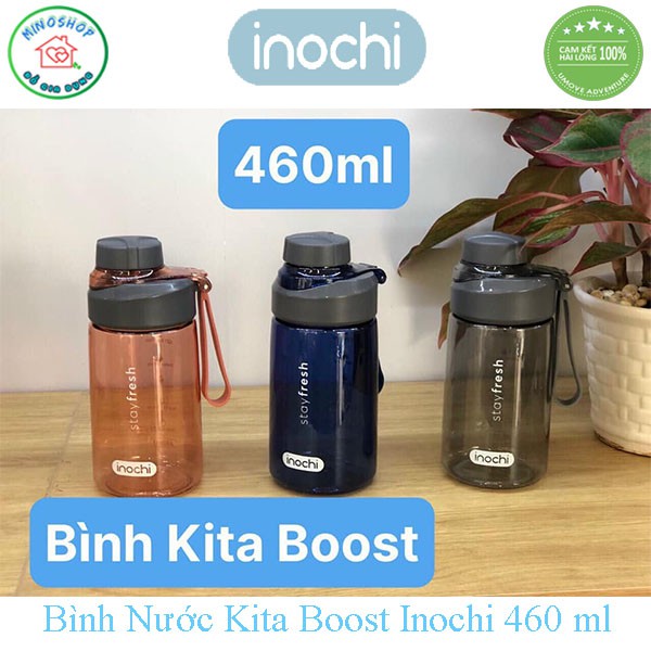 Bình Nước Chịu Nhiệt Kita Boost 460ml 670ml Tiện Dụng Khi  Đi Tập Gym, Thể Dục, Thể Thao. Bình Nước Nhật Cao Cấp.