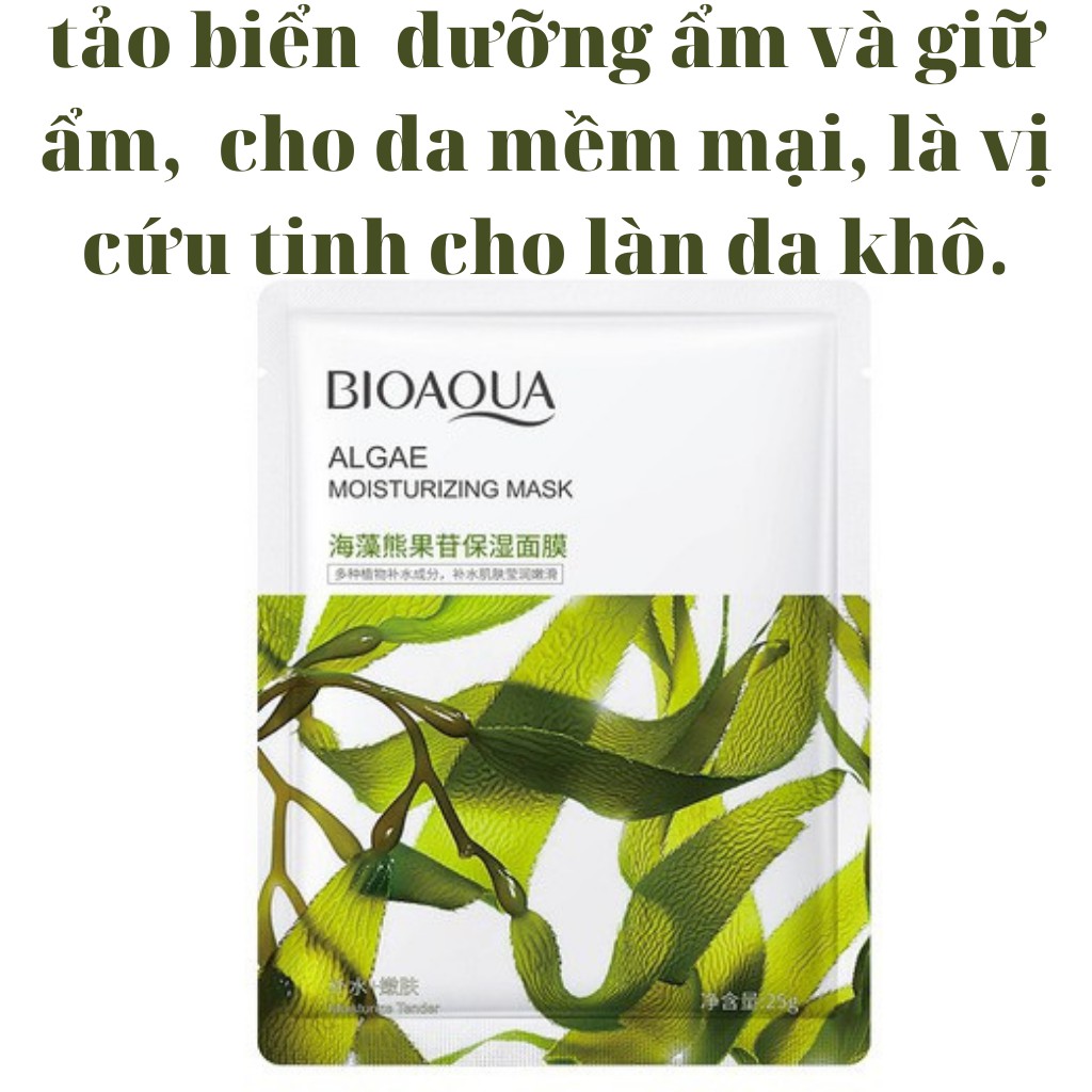 Combo 50 mặt nạ giấy dưỡng trắng da cấp ẩm nước se khít lô chân lông da dầu giảm mụn mask nội địa trung | BigBuy360 - bigbuy360.vn